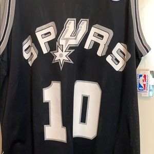 Vtg SPURS JERSEY #10 Rodman! Size 44 NEW